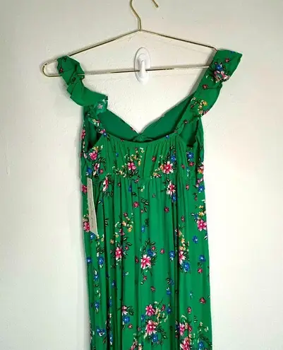 Kingston Grey Green Floral Maxi Dress