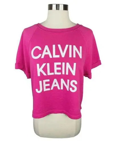 Calvin Klein Jeans  Short Sleeve Boxy Sweatshirt