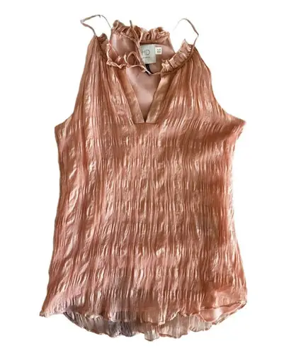 HD in Paris tender texture silk halter neck blouse