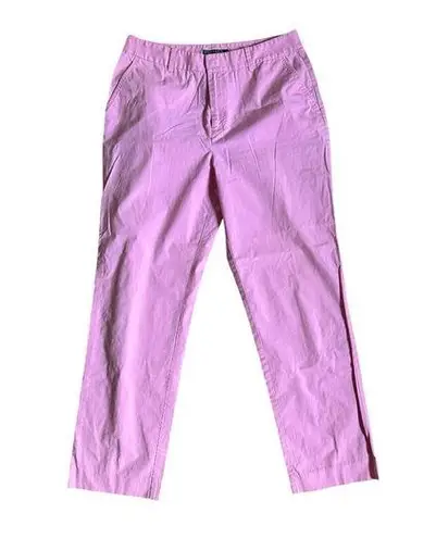 Polo Lauren Ralph Lauren Pants Womens Size 8 Pink Chino Casual Pony Cotton