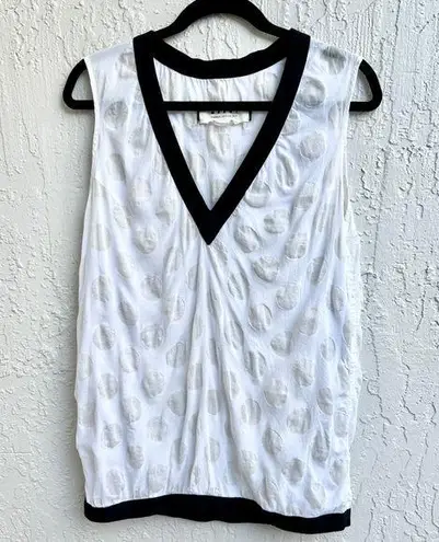 Marni Summer Edition 2011 White Dot Sleeveless V