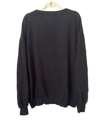 Show Me Your Mumu  Oversized Crewneck Sweatshirt Black Sz Large