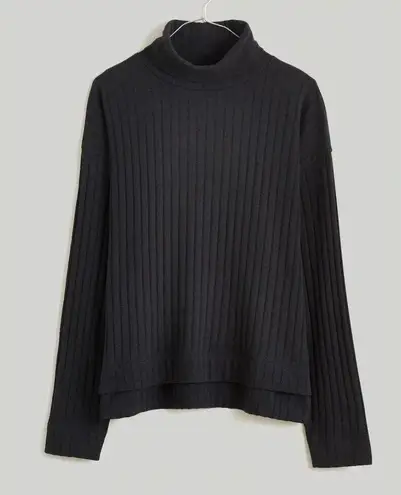 Madewell  NWT black ribbed casual fit turtleneck xxs