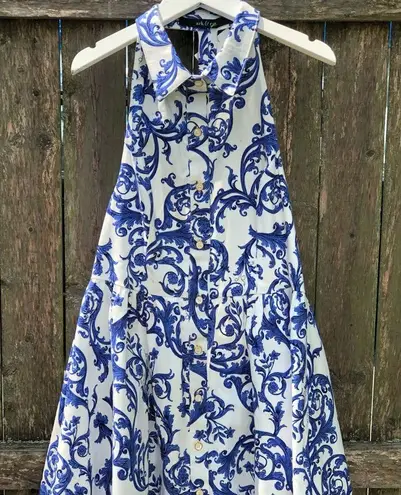 Ark & Co. French toile paisley printed T-back dress