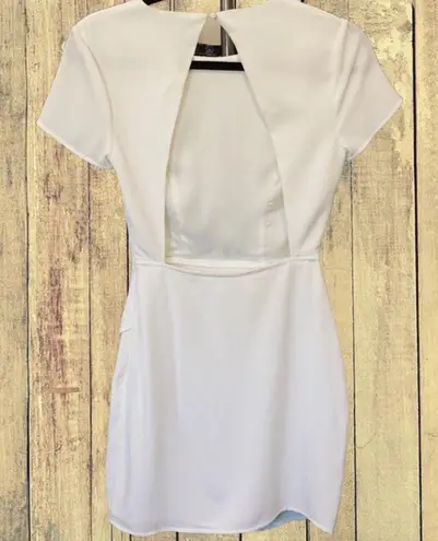 by the way. Cheyenne White Open Back Mini Dress Sun