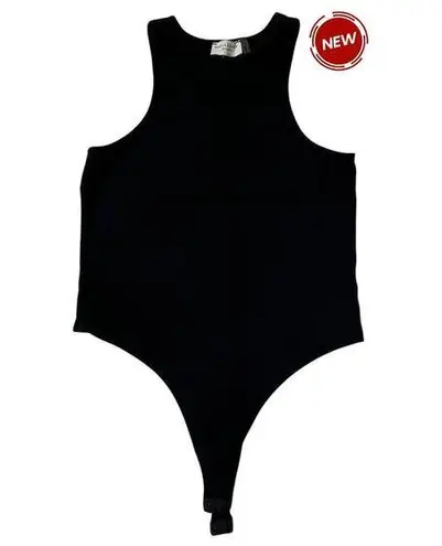 Dress Forum 18-18 Black Bodysuit Women Top Size Large NWT