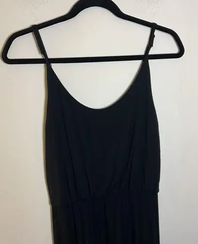 Socialite  Black Strappy Maxi Dress