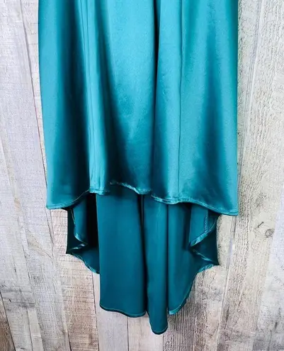 Crystal Doll Crystal Dolls Size 3 Hi-Lo Tea Length Cocktail Crochet Halter Neck Party…