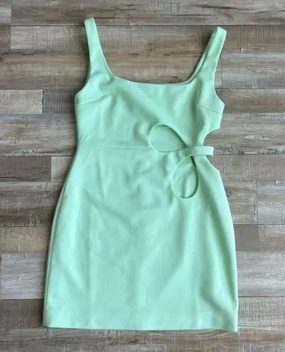 Misha Harper Mini Dress Pistachio Green Sorbet