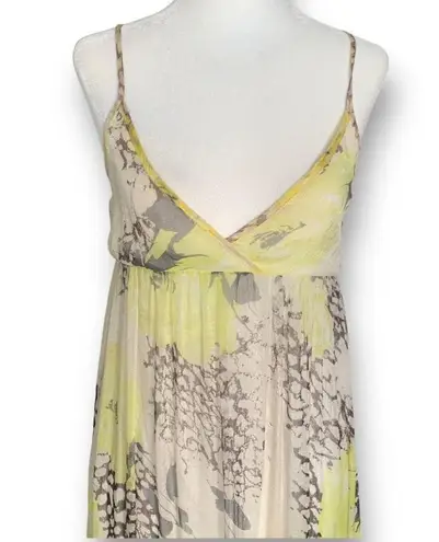 Swoon Boutique Swoon Women's Floral Spaghetti Strap Faux Wrap Deep V-Neck Draped Maxi Dress