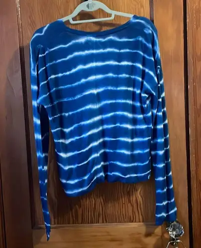 100% Linen Tie Dye MiH Sweater Blue