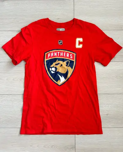 Fanatics Aleksander Barkov Florida Panthers T-Shirt Red
