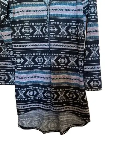 About A Girl Size XL Multicolor Boho Button Cardigan Duster Topper Boho Kimono