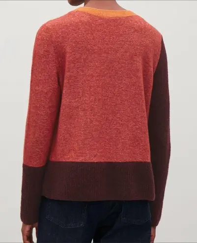 COS Color Block Mohair Sweater with Pocket π XS