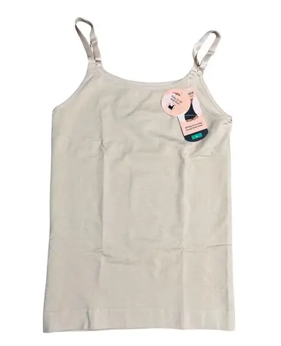 SHAPERMINT All Day Every Day Scoop Neck Cami Shapewear Nude Chai NWT Large Tan