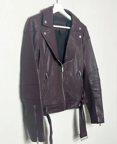 BCBGMaxAzriaLeather Motto Jacket