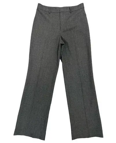 Ralph Lauren  Black Label Wide Leg High Rise Wool Dress Pants Gray Women’s Size 8