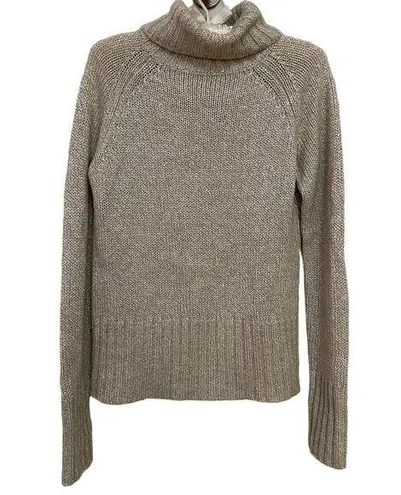 BCBGMAXAZRIA  Beige Knit Wool Blend Sweater Medium