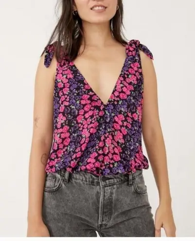 Free People  Bare it All Bodysuit in Party Combo