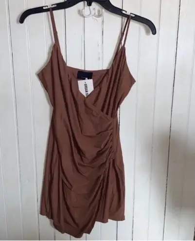 Lumière Lumiere Urban Outfitters Mini Dress Chocolate Brown Size S