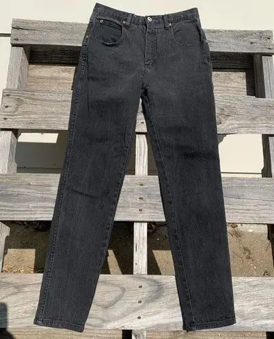 Zana Di Vintage 90s black high rise skinny jeans