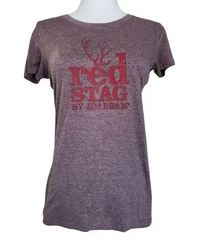 Tultex Brown Red Stag Tee, Women's M