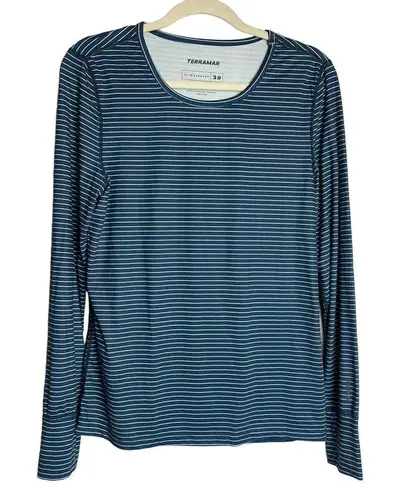 Terramar Climasense 2.0 Baselayer Shirt Sz. L Blue Size L