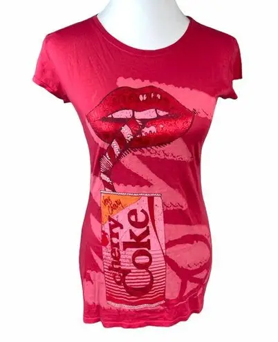 Coca-Cola Sipping a Coke T-Shirt, Red, Small and Medium