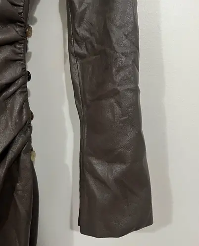 Nanushka Brown Moha Dress Size Medium $645