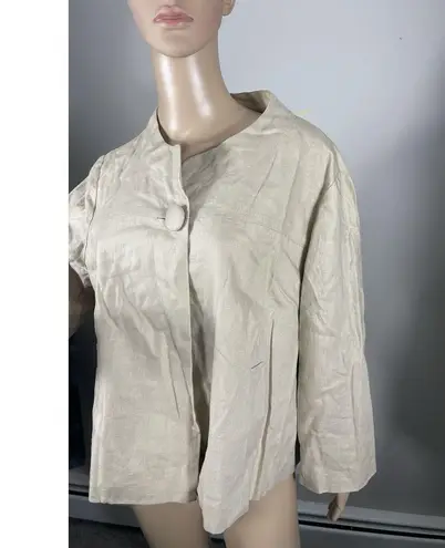 Rafaella Pleated Blazer Size 2 X B-R