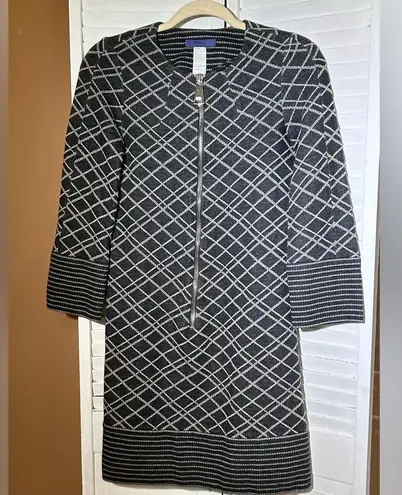 Les Soeurs Les Copains Blue Euro 40 Womens 8 winter sweater sheath dress long sleeve