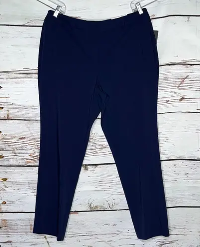 Rafaella NWT Size 16 Navy Blue High Rise The Slim Ankle Pants