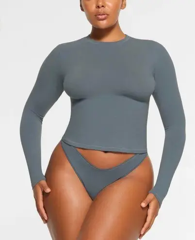 SKIMS Cotton Jersey Long Sleeve T-Shirt S