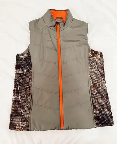 North Crest Green Puffer Vest 