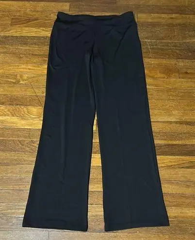 None Women’s Black Flare Leg Yoga Pants, Medium