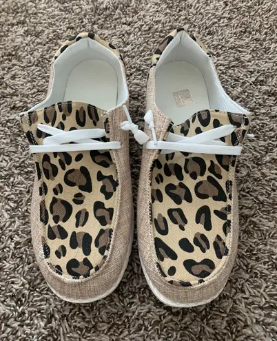 Leopard Hey Dudes Multi Size 9