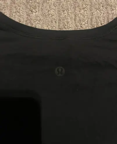 Lululemon Cates Crop Tee Black Size 2