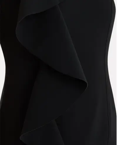 Cinq à Sept Cinq a Sept Kimberlin ruffled black cocktail mini dress size 6 small