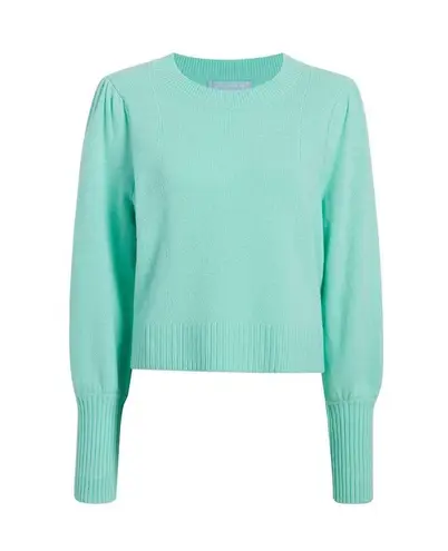 Hill House The Cropped Silvie Merino Wool Sweater in Ocean Wave Size S