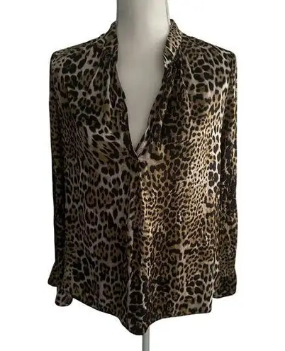 Zadig & Voltaire Animal Print Blouse Top Size Medium