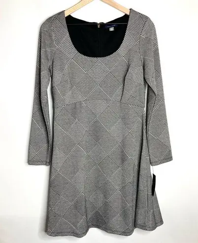 Tommy Hilfiger  Diamond Checked Dress Black and White Size 8 NWT