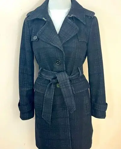 Banana Republic  Charcoal Gray Wool Trench/ Pea Coat S