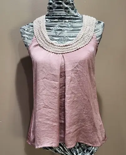 Happening in the present (H.I.P) Dusty Rose Racerback Sleeveless Blouse …