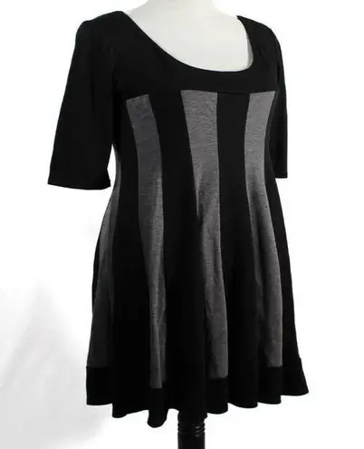 Whimsigoth Gothic Vintage 2000s Y2K Goth Black and Gray Dress Size XL