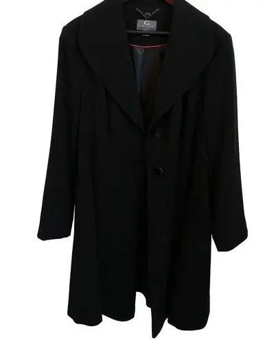 Gallery NWT 🖤 NY Woman A-Line Lined Water-Repellent, Long 42” Raincoat, Black 1X