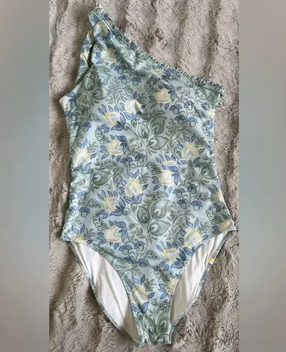 Summersalt x Markarian The Mini-Ruffle Ruched Sidestroke one piece size 12