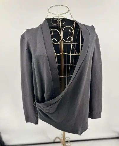 All Saints Irina Gray Side Zip Cardigan Women’s Size Small