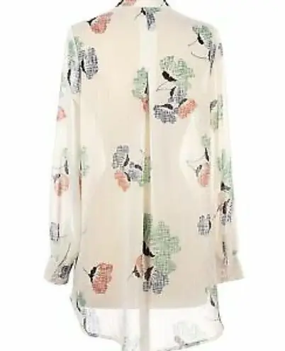 Ro & De ✨ Long Sleeve Hook/Eye Placket Woven Blouse✨