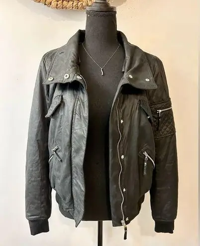 Generation Love Georgina Bomber Jacket Size Medium (Missing Fur Collar)