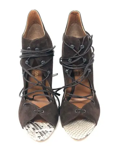 Malone Souliers suede strappy Heels, size 37